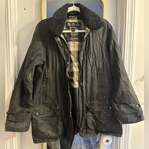 Barbour wax jacket size 8